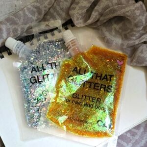 All That Glitters HAIR + Body Glitter Silver & Gold CAI  NEW